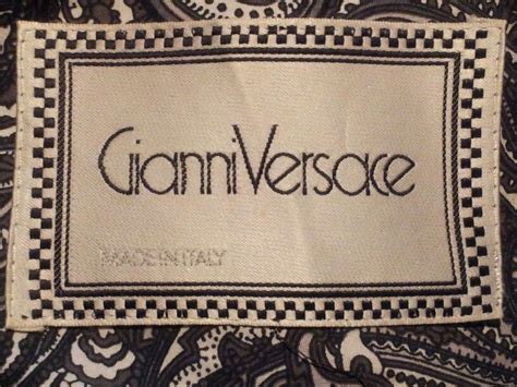 versace vintage label